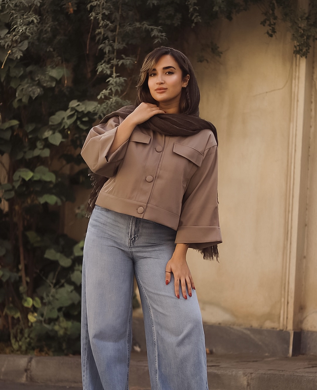 جیب پاکتی فری 325 دکمه پارچه ای - تصویر 3