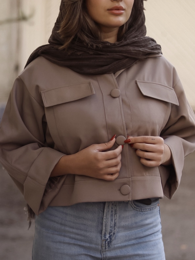 جیب پاکتی فری 325 دکمه پارچه ای