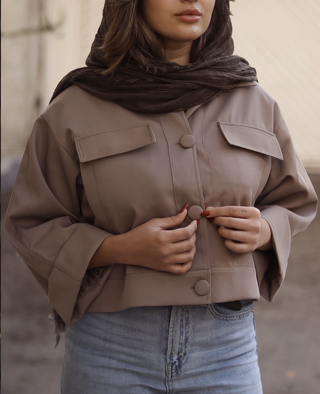 جیب پاکتی فری 325 دکمه پارچه ای