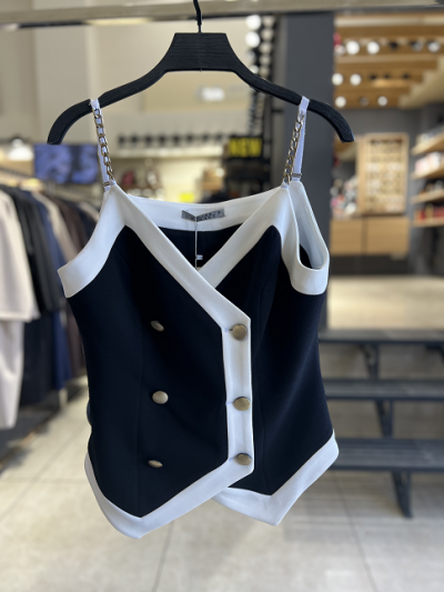 تاپ مجلسی بند زنجیری دکمه برنزی